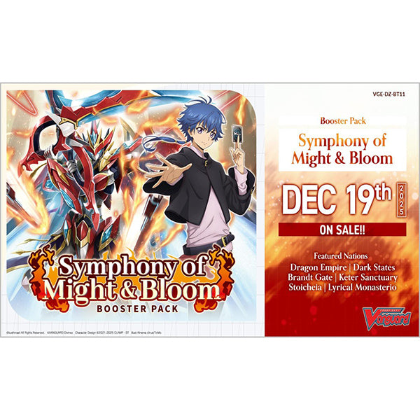 Cardfight Vanguard - Symphony of Might & Bloom Booster Box (Pre-Order)