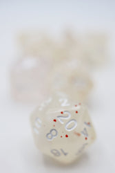 Blossom Snowfall Dice RPG Dice Set