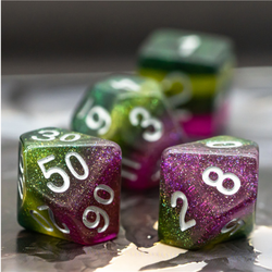 Poison Swamp RPG Dice Set
