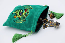 Dice Bag - Green Dragon