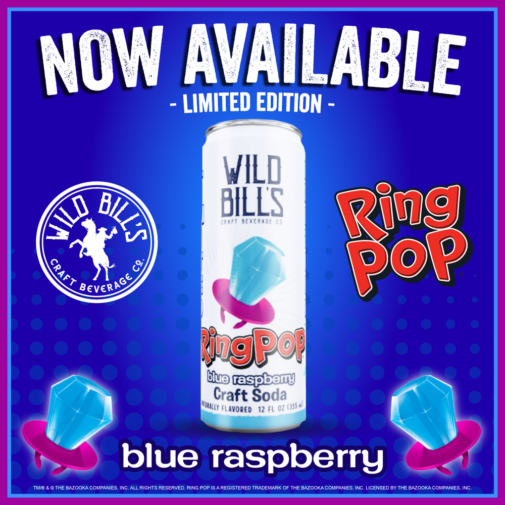 Wild Bill's - Ring Pop Soda Berry Blast Pure Cane Sugar