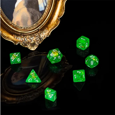 Radioactive Ore RPG Dice Set