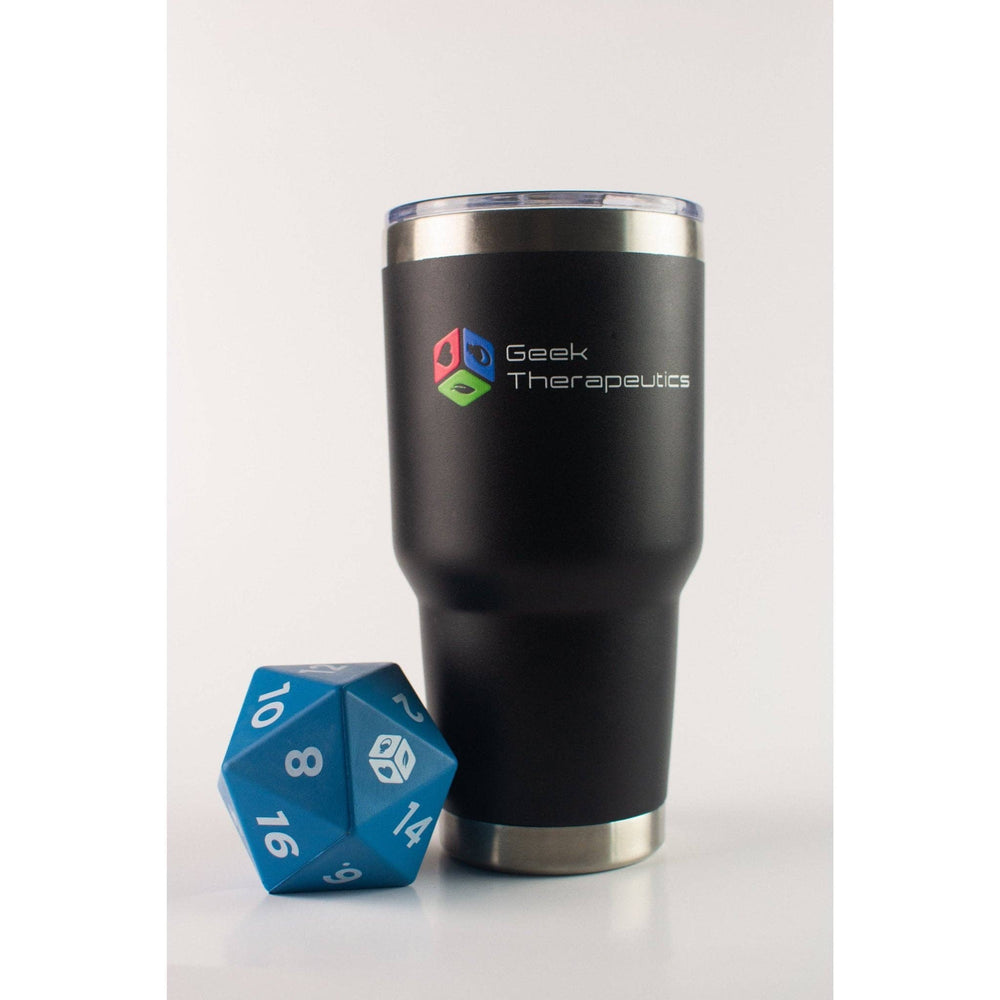 D20 Stress Ball: Black