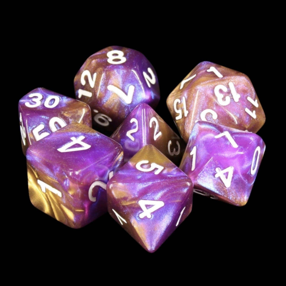Puce RPG Dice Set