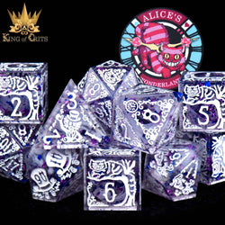 Alice's Wonderland - 11 Dice Set (Sharp Edge)