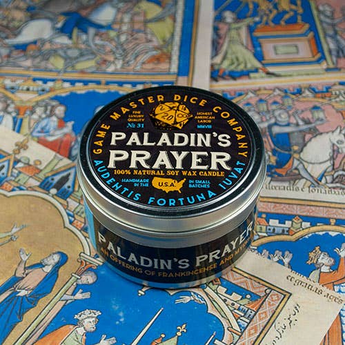 Paladin's Prayer Gaming Candle: 8oz