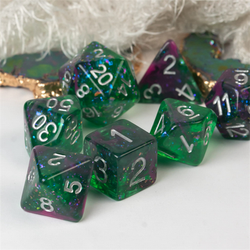 Glow Stick RPG Dice Set