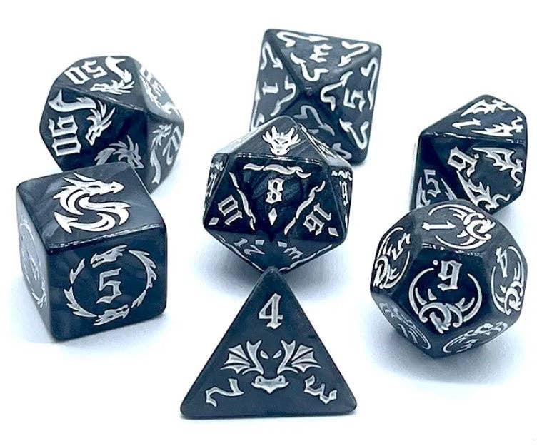 Drake's Flight: Nightmare RPG Dice Set