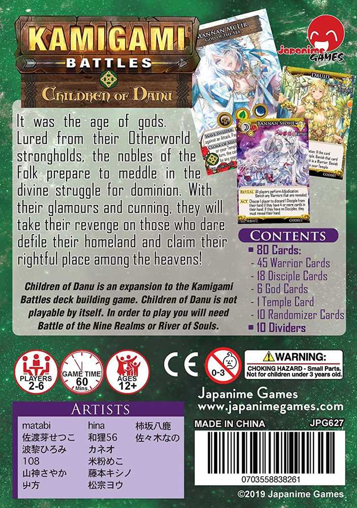 Kamigami Battles Expansion Children of Danu