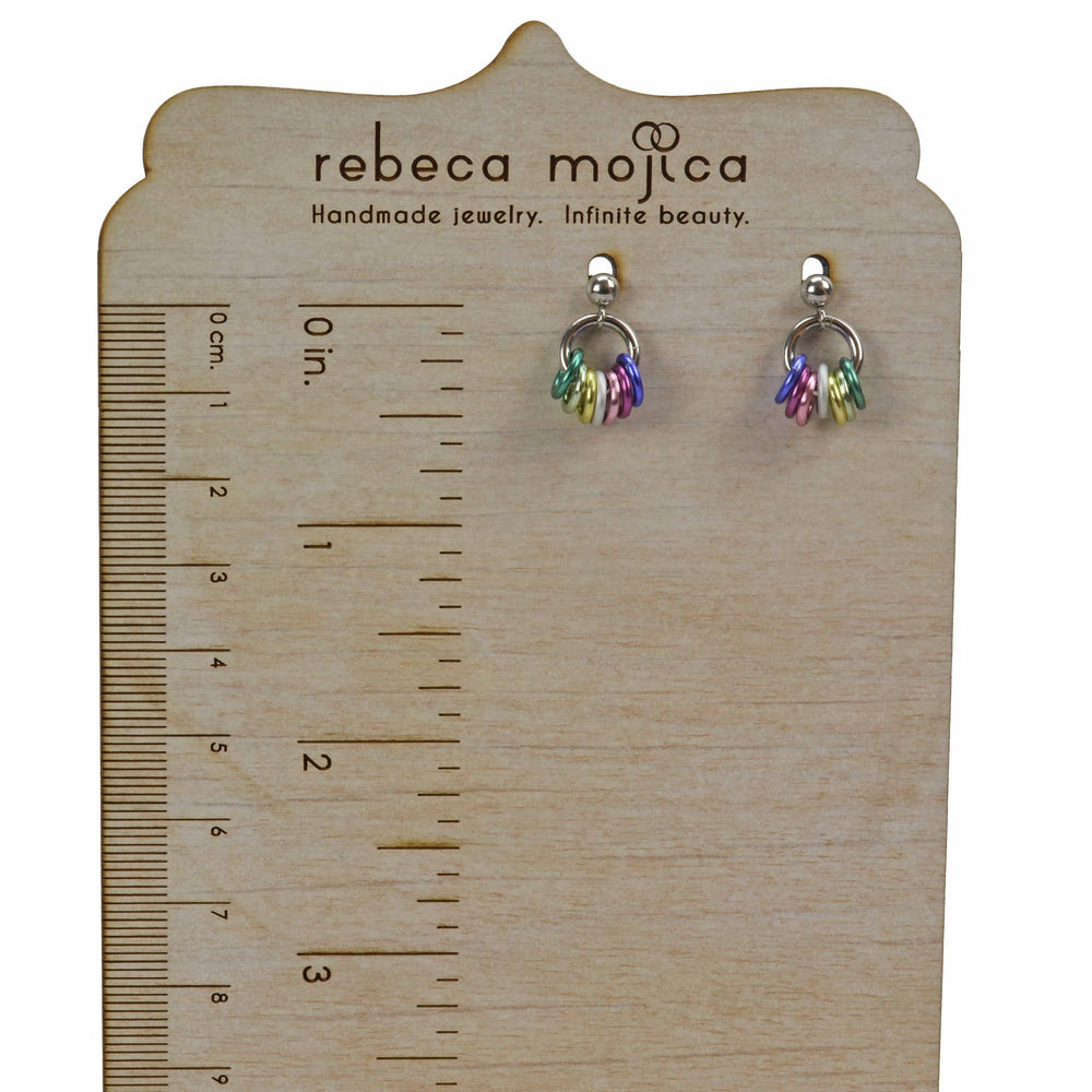 Genderfae Pride - Tiny Hoop Flag Earring