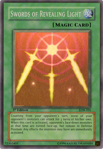 Swords of Revealing Light [LOB-101] Super Rare
