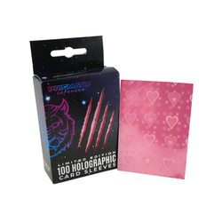 Prismatic Defender Holographic Standard Sleeves — Obsidian