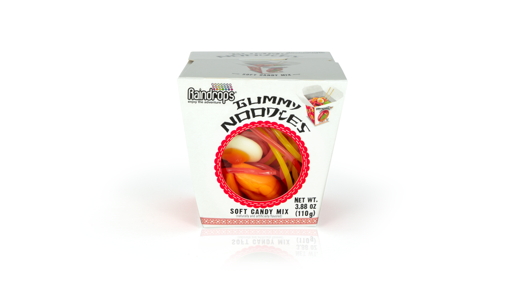 Raindrops Gummi Noodles, 3.88oz, 12ct Case