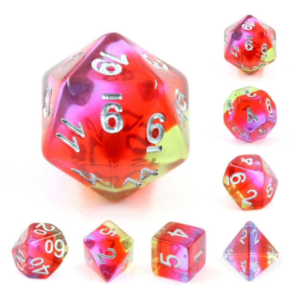 Pomegranate Blossom RPG Dice Set