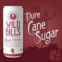 Wild Bill's - Black Cherry: Premium Cane Sugar Soda