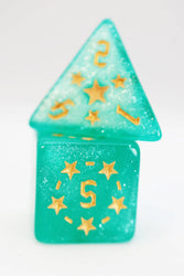 Shooting Stars: Magnesium RPG Dice Set
