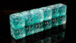 +/- Counter Dice 12ct Set - Galaxy - Galactic Blast