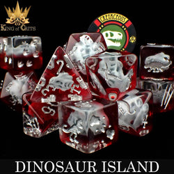Dinosaur Island - 11 Dice Set