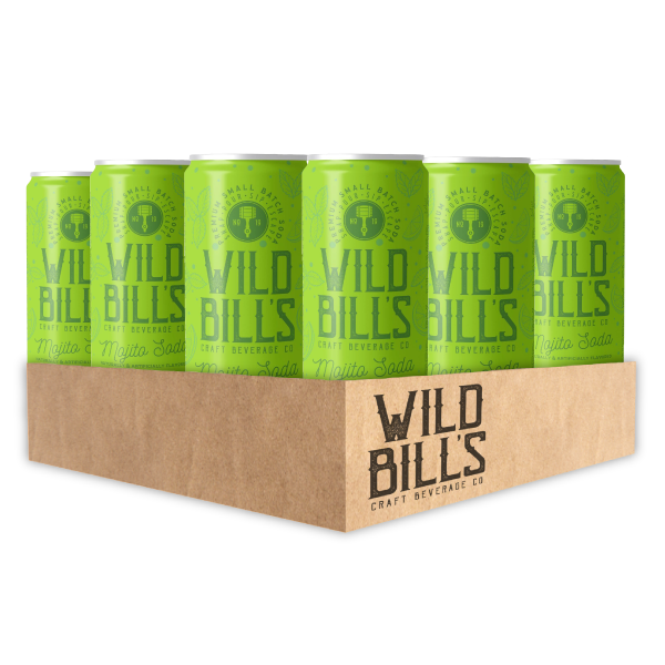 Wild Bill's - Mojito Mocktail: Premium Cane Sugar Soda