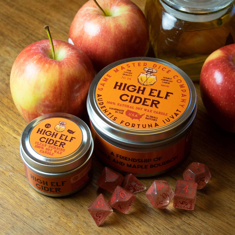 High Elf Cider Gaming Candle: 8oz