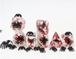 Black Widow RPG Dice Set