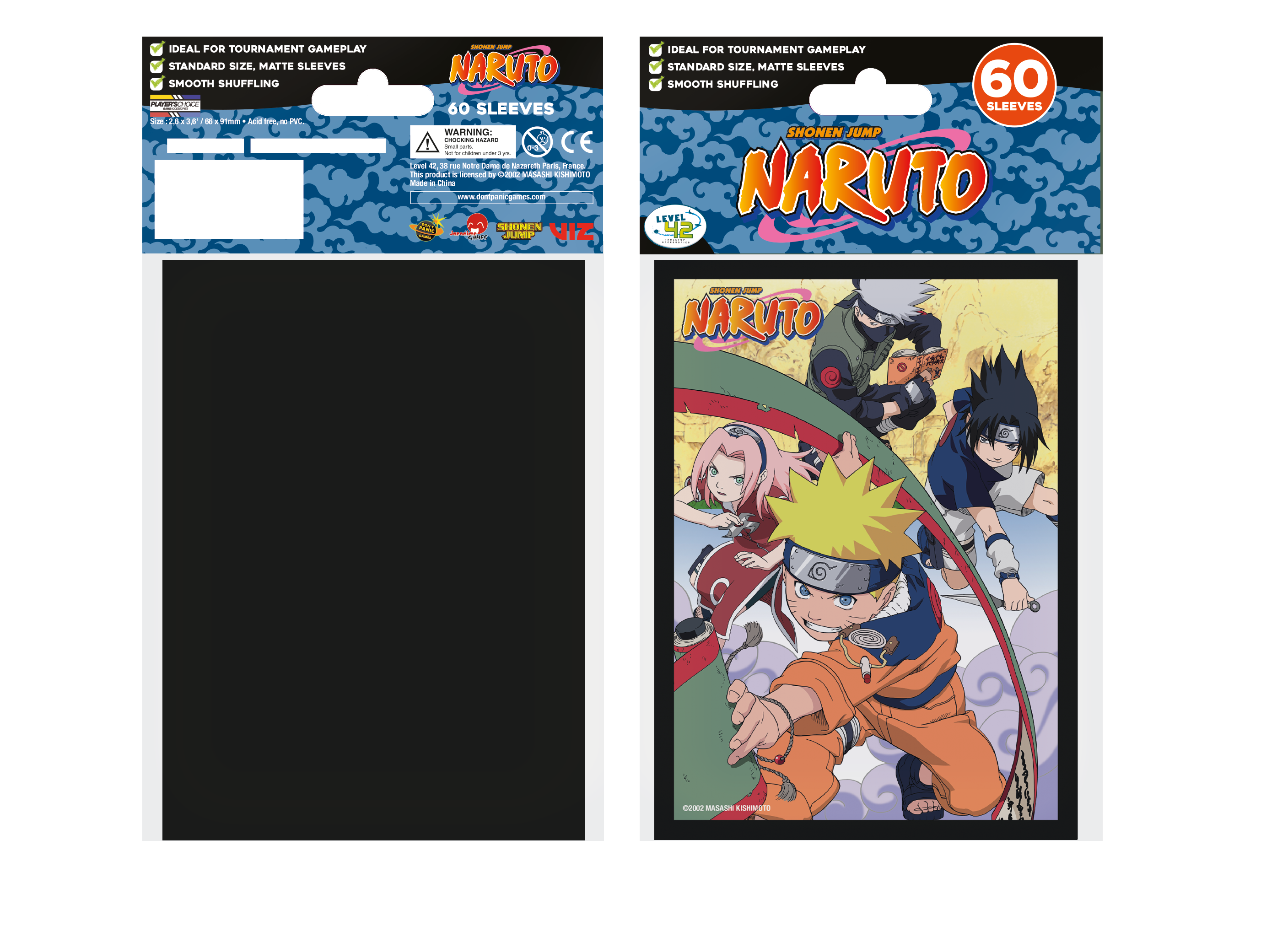 Officially Licensed Naruto Standard Sleeves - Konoha Team