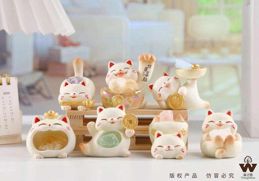 71310 Maneki Lucky Cat Crystal Blind Box