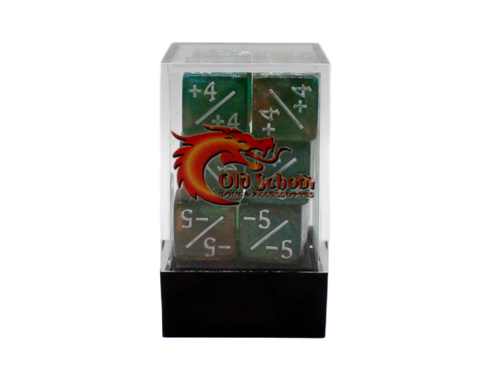 +/- Counter Dice 12ct Set - Galaxy - Mystic Burst
