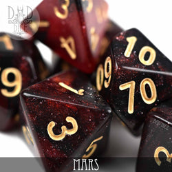 Mars Galaxy 7 Dice Set