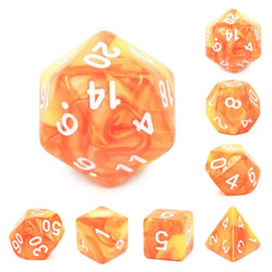 Lemon Sorbet RPG Dice Set