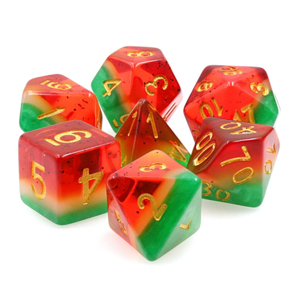 Watermelon RPG Dice Set