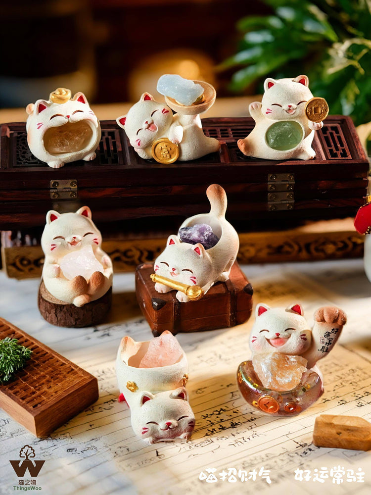 71310 Maneki Lucky Cat Crystal Blind Box