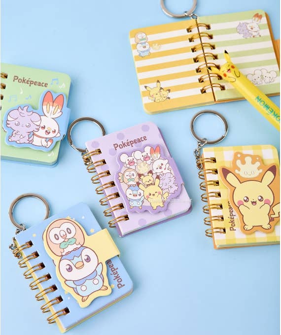Pokémon Poképeace Mini Keyring Notebook