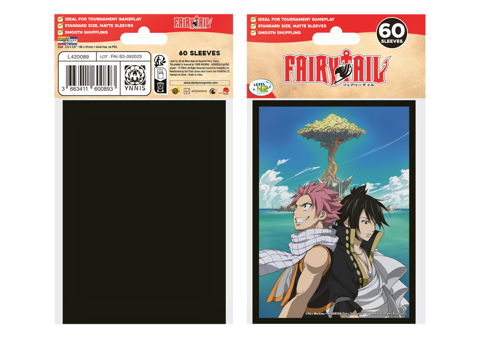 Officially Licensed HeroesofFairyTail StdSleeves Brotherhood