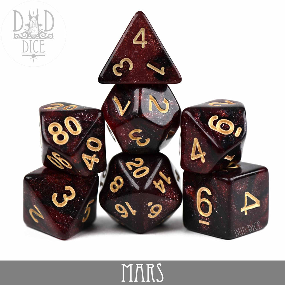 Mars Galaxy 7 Dice Set