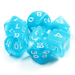 Ocean Swirl RPG Dice Set