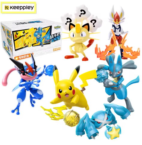 Pokemon Keeppley Battle Series Wave 1 Model Kit Set