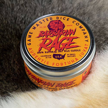 Barbarian Rage Gaming Candle: 8oz