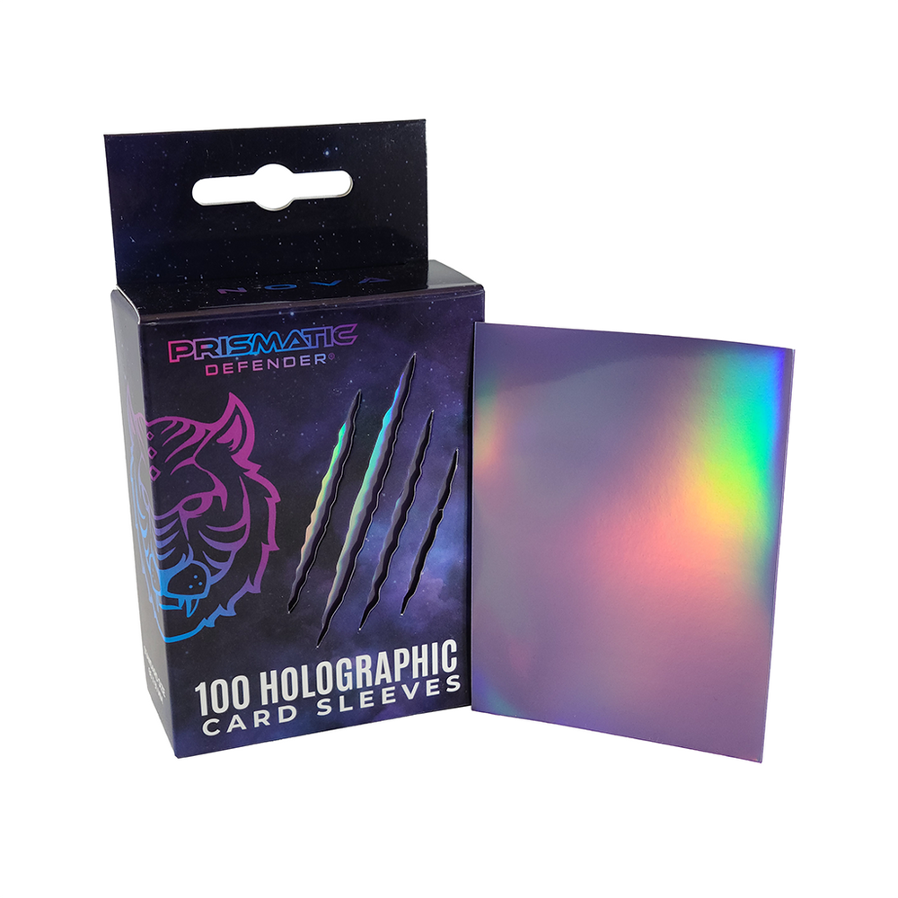 Prismatic Defender Holographic Standard Sleeves — Aurora