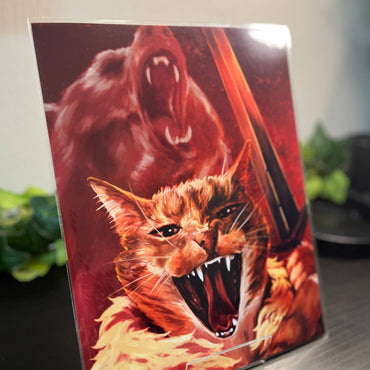 Barbarian Cat Prints: 8.5 x 11" Print