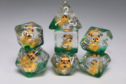 Baby Raccoon RPG Dice Set