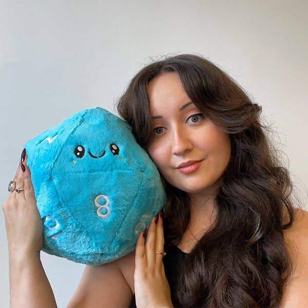Squishable - D20 Blue Dice Plush