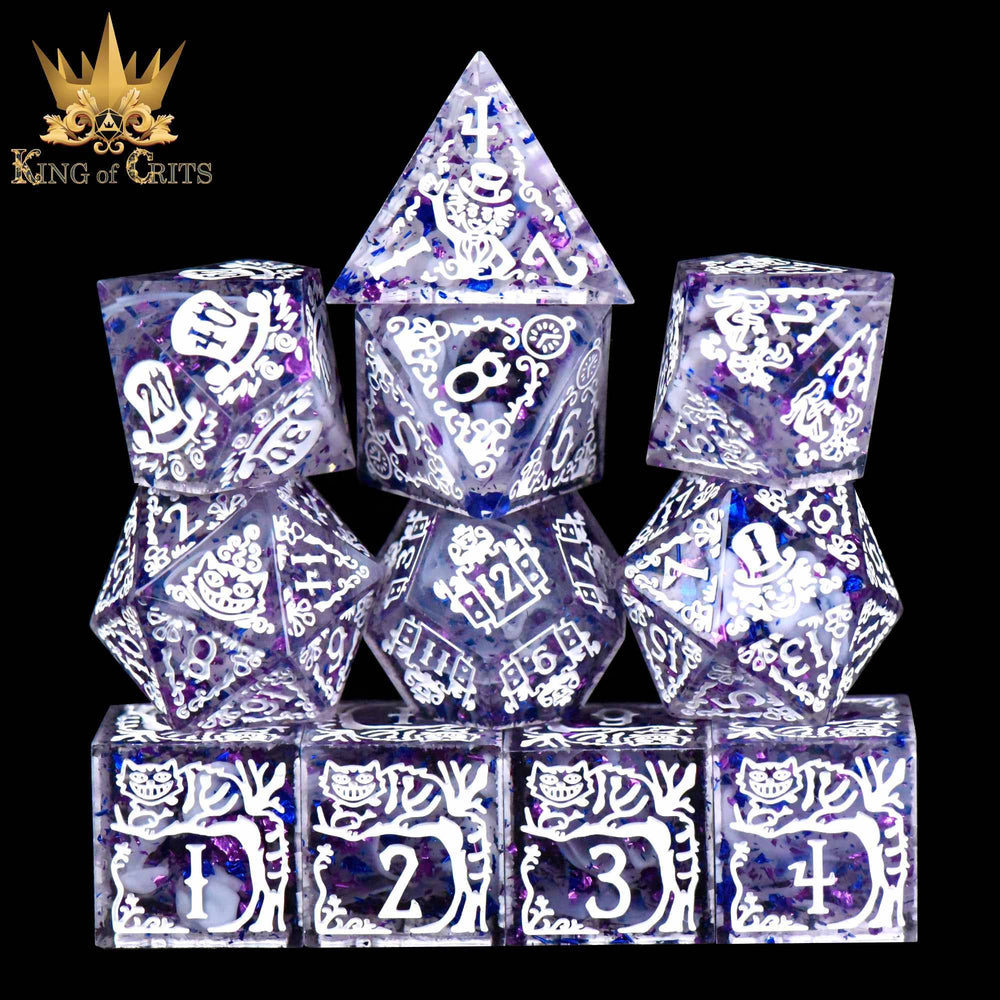 Alice's Wonderland - 11 Dice Set (Sharp Edge)