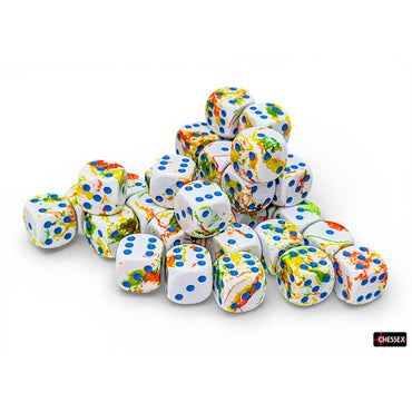Chessex 12mm d6 (36) Brush Dice - Breezy