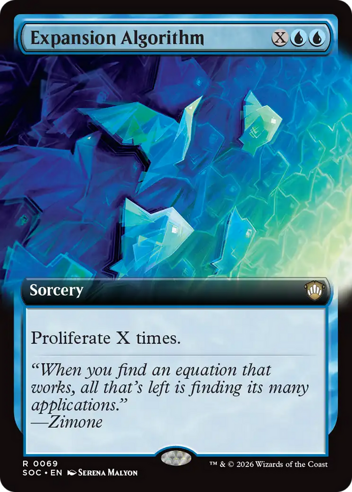 Expansion Algorithm (Extended Art) [Secrets of Strixhaven Commander]