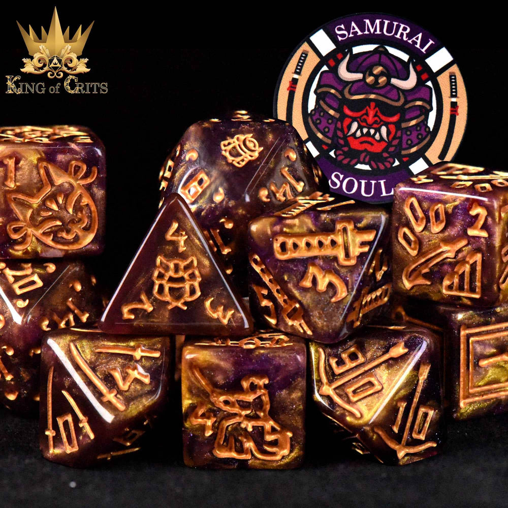 Samurai Soul - 11 Dice Set: 11 Dice Set