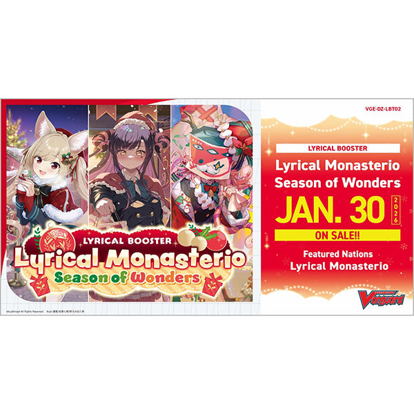 Cardfight Vanguard - Lyrical Monasterio Season of Wonders Booster Box (Pre-Order)