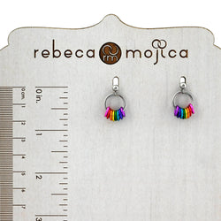 Original 8-Color Pride Rainbow - Small Hoop Post Earring