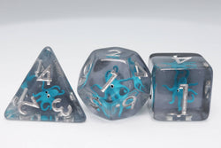 Teal Octopus RPG Dice Set
