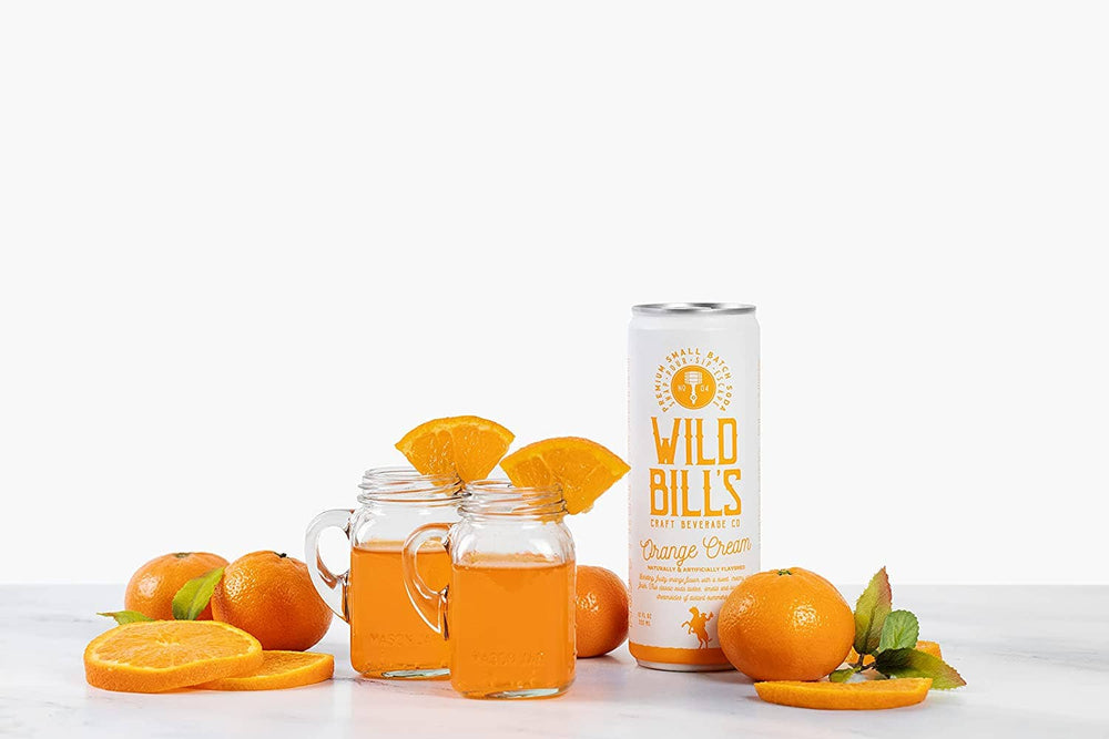 Wild Bill's - Orange Cream: Premium Cane Sugar Soda